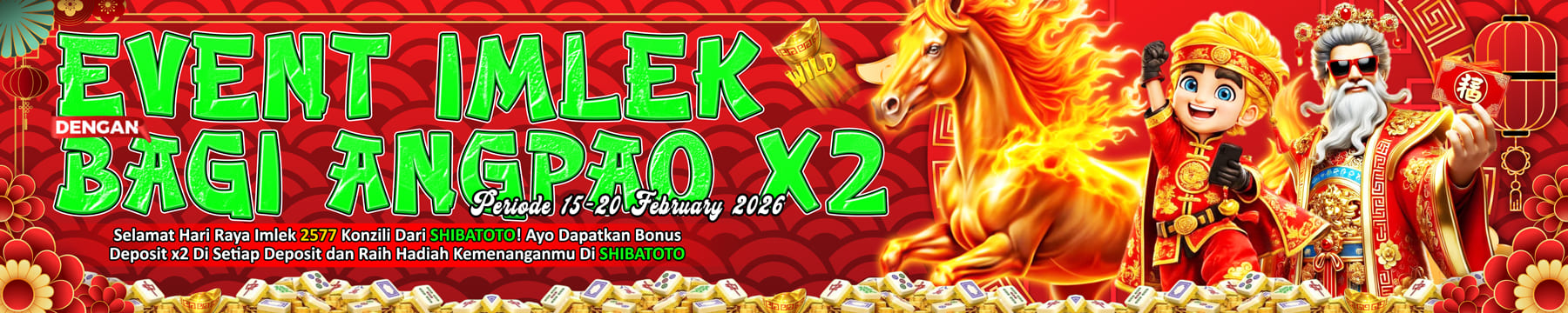 SHIBATOTO - Event Imlek bagi angpao x2